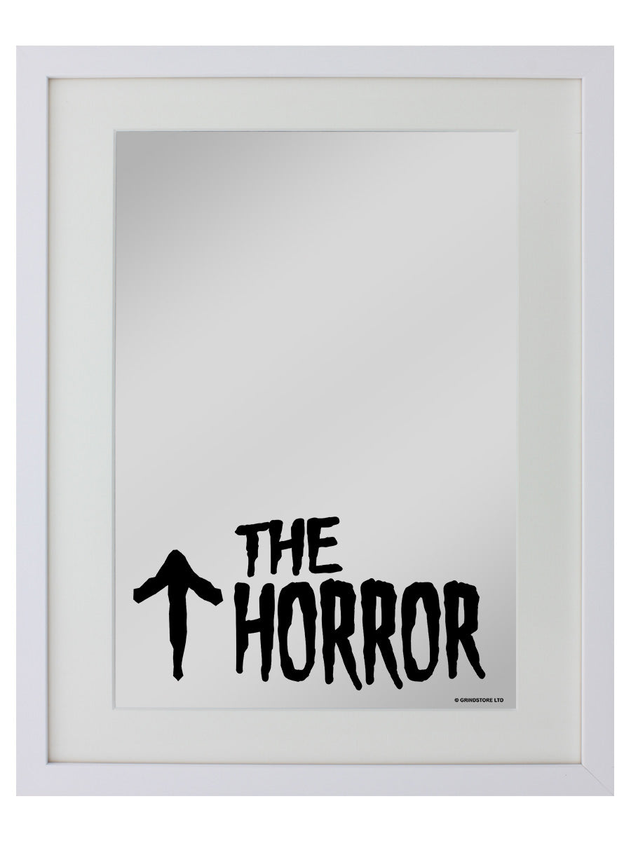 The Horror Small Mirrored Tin Sign