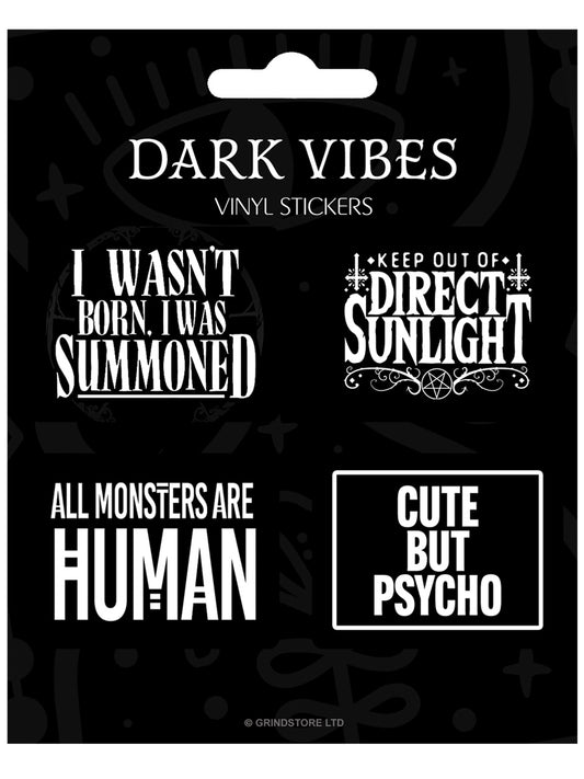 Dark Vibes Vinyl Sticker Set