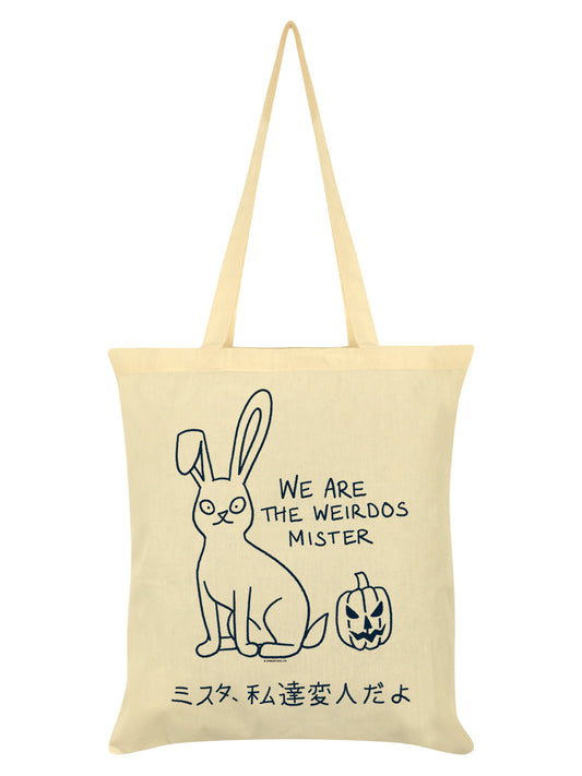 Kawaii Bunny We Are The Weirdos Mister Cream Tote Bag