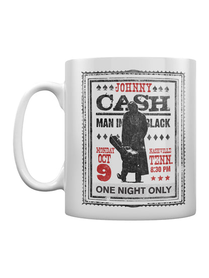 Johnny Cash Man In Black Coffee Mug