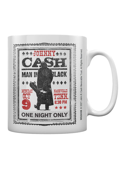 Johnny Cash Man In Black Coffee Mug