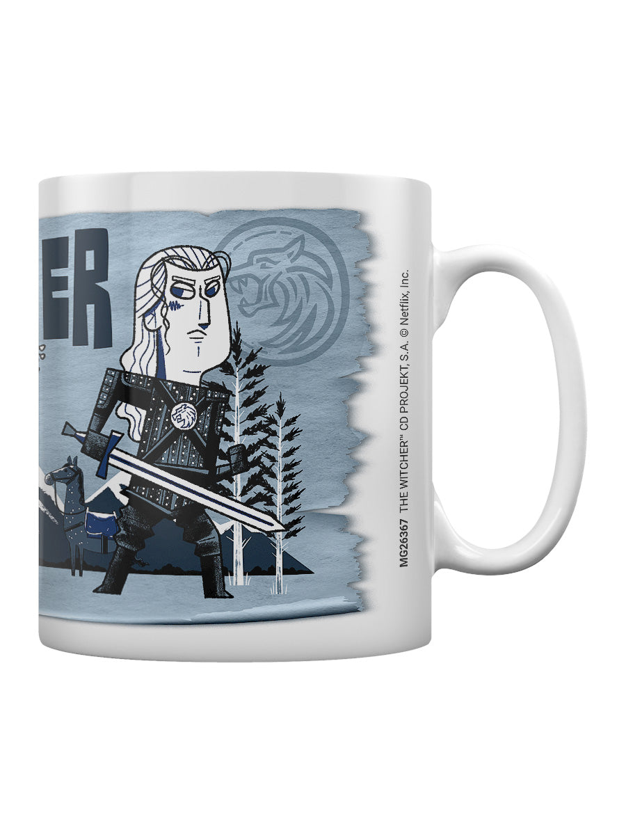 The Witcher Illustrated Adventure Coffee Mug
