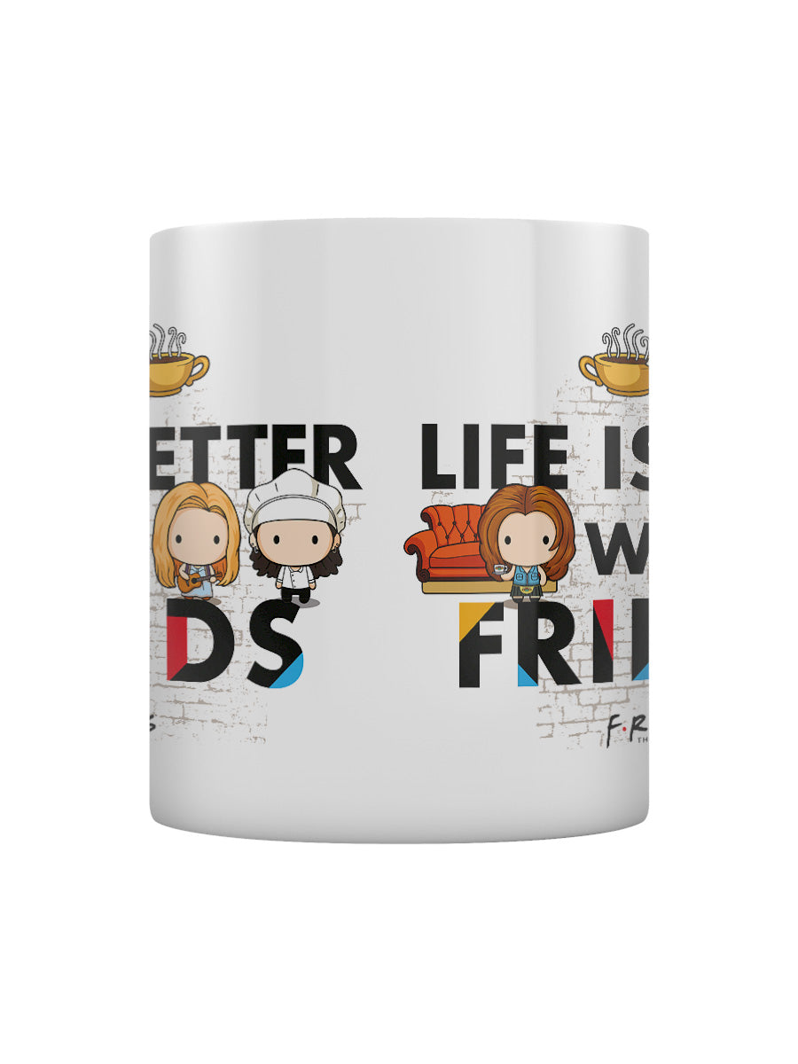 Friends (Life Is Better With Friends - Chibi) Coffee Mug