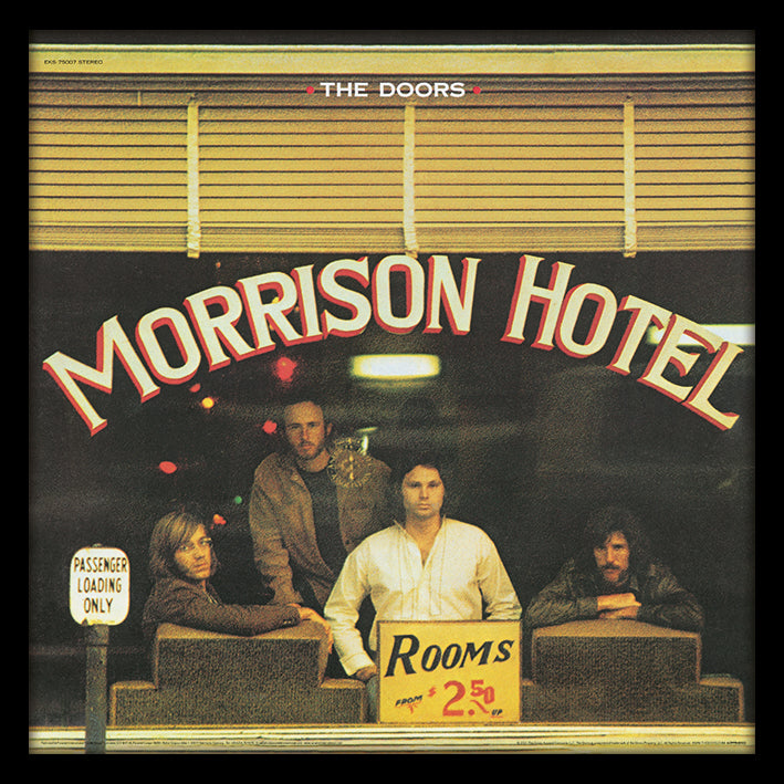 The Doors Morrison Hotel 12" Album Cover Framed Print