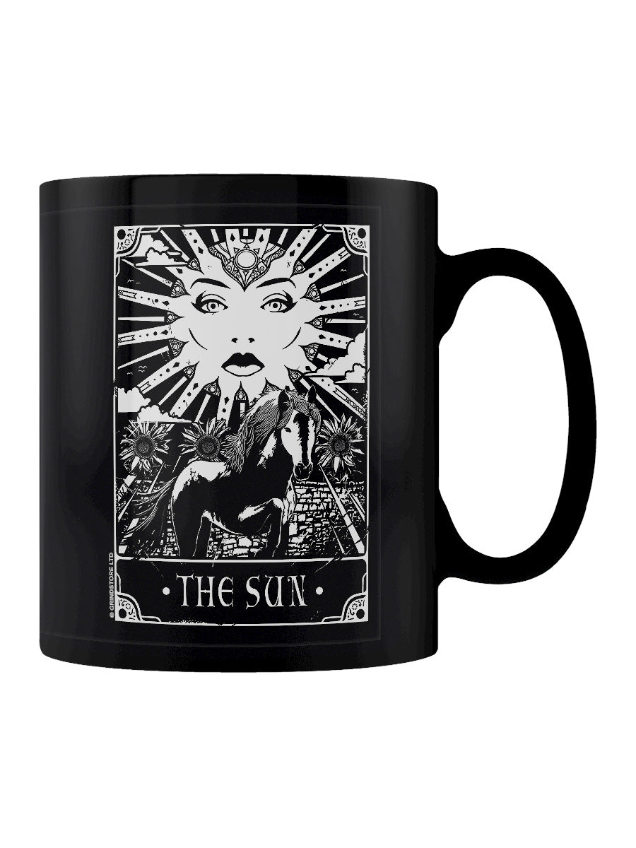 Deadly Tarot - The Sun & The Star Black Mug