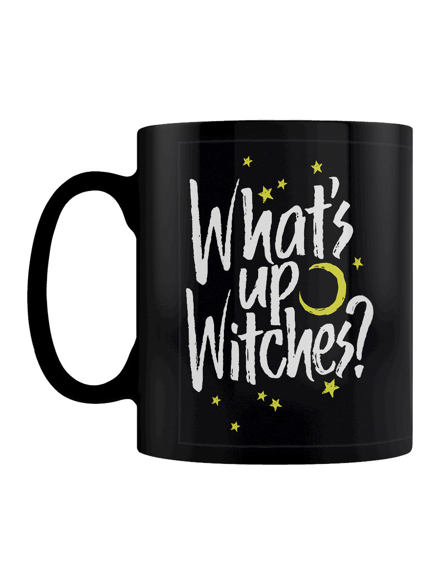 What's Up Witches Black Mug