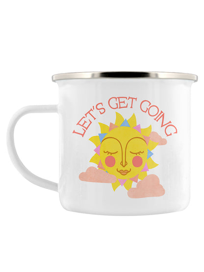Let's Get Going Enamel Mug