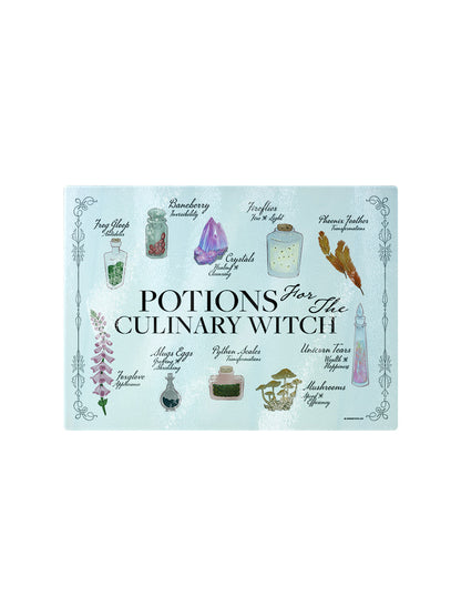 Potions For The Culinary Witch Small Rectangular Chopping Board