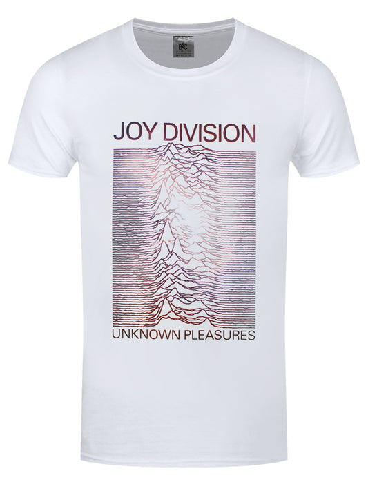 Joy Division Space - Unknown Pleasures Men's White T-Shirt