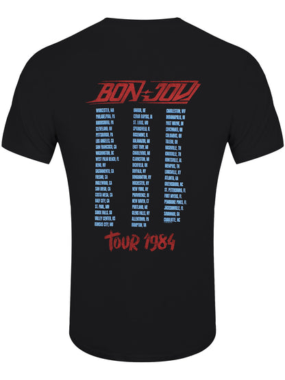 Bon Jovi '84 Tour Men's Black T-Shirt