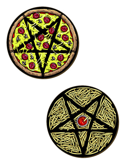 Pentagram Diner 4 Piece Coaster Set