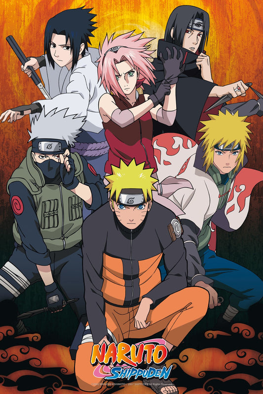 Naruto Shippuden Group Maxi Poster