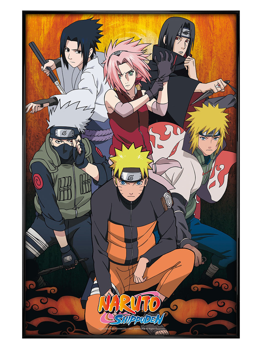 Naruto Shippuden Group Maxi Poster