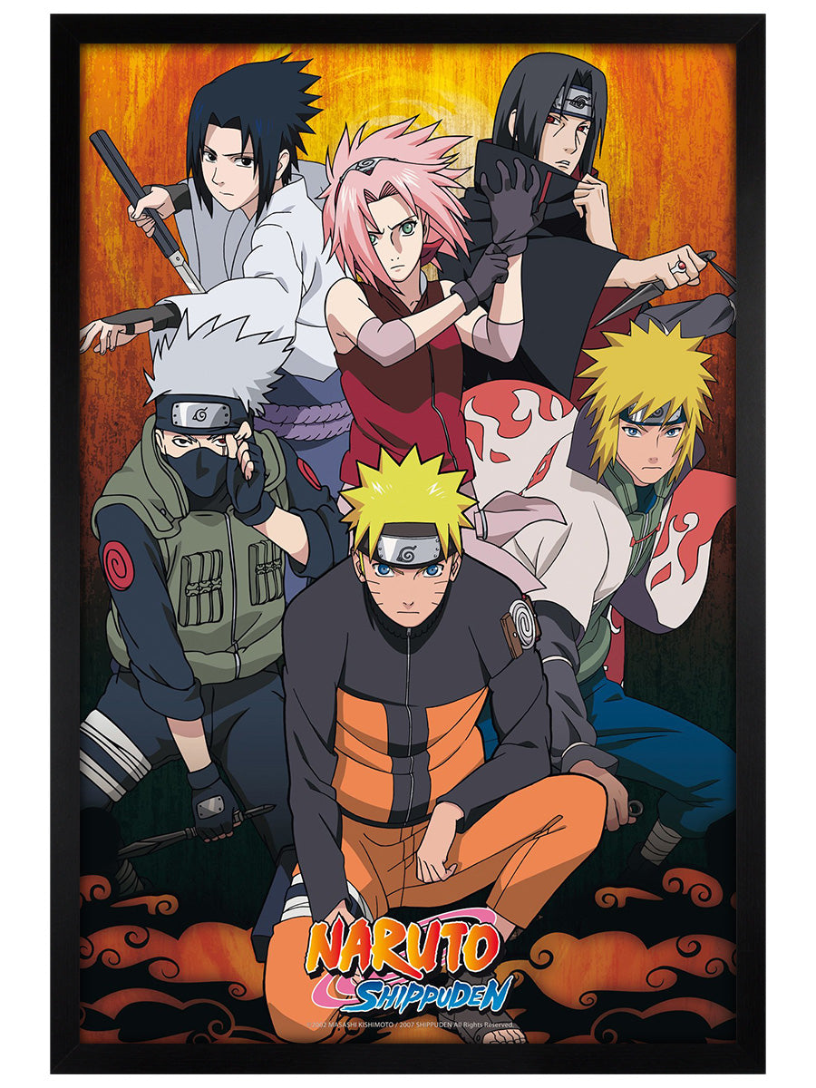 Naruto Shippuden Group Maxi Poster