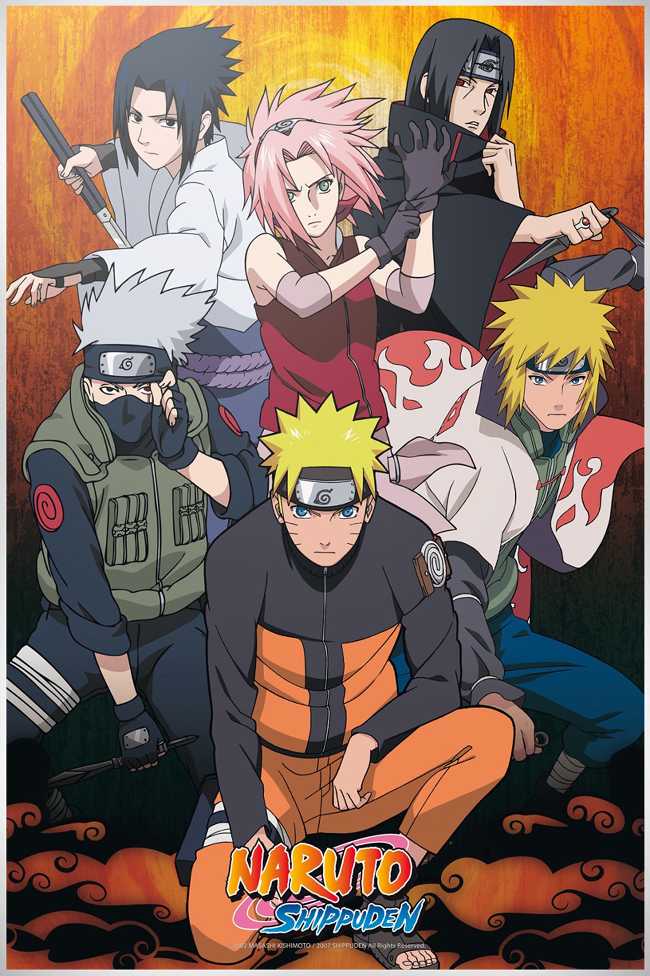 Naruto Shippuden Group Maxi Poster