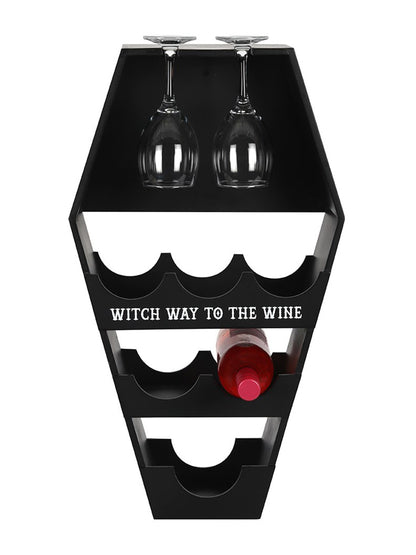 Coffin Wine Shelf