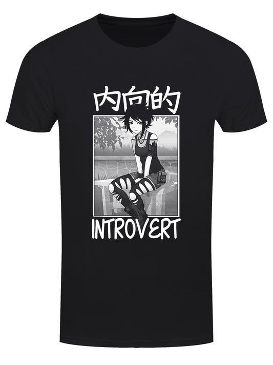 Tokyo Spirit Introvert Men's Black T-Shirt
