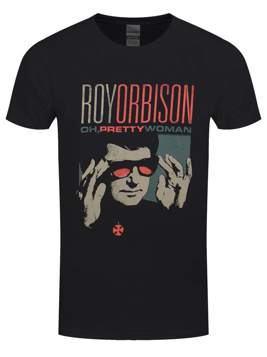 Roy Orbison Pretty Woman Mens Black T-Shirt