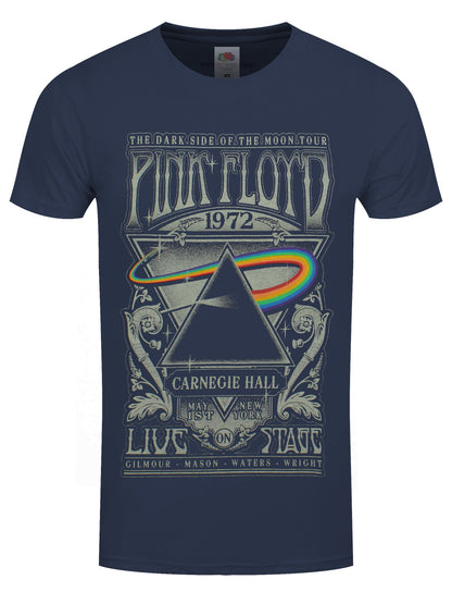 Pink Floyd Carnegie Hall Poster Men's Denim T-Shirt
