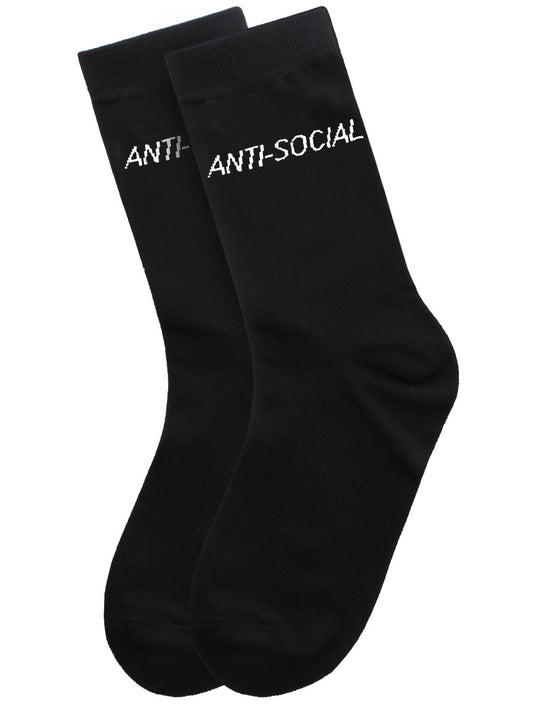 Anti-Social Black Ladies Socks