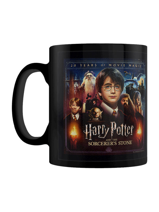 Harry Potter (20 Years Of Movie Magic) Black Coffee Mug