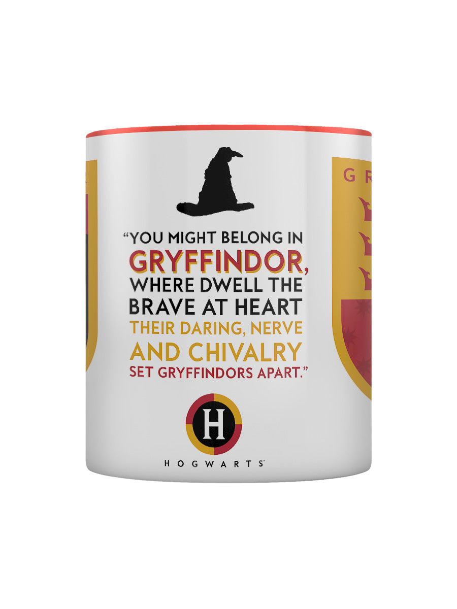 Harry Potter (Gryffindor House Pride) Red Coloured Inner Mug