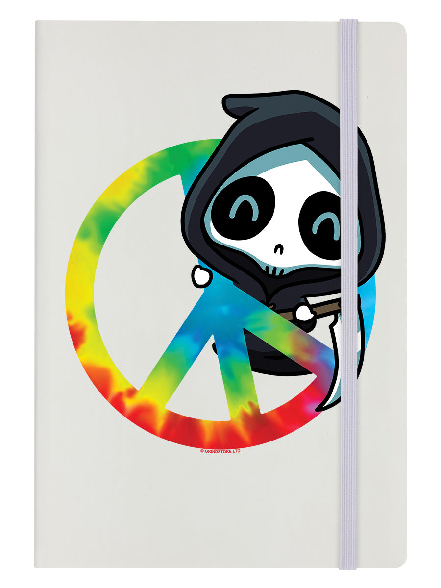 Rainbow Reaper Peace Cream A5 Hard Cover Notebook