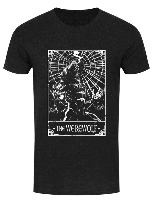 Deadly Tarot - The Werewolf Men's Heather Black Denim T-Shirt