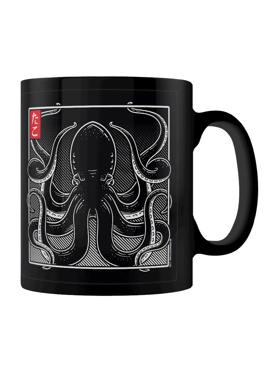 Unorthodox Collective Oriental Octopus Black Mug