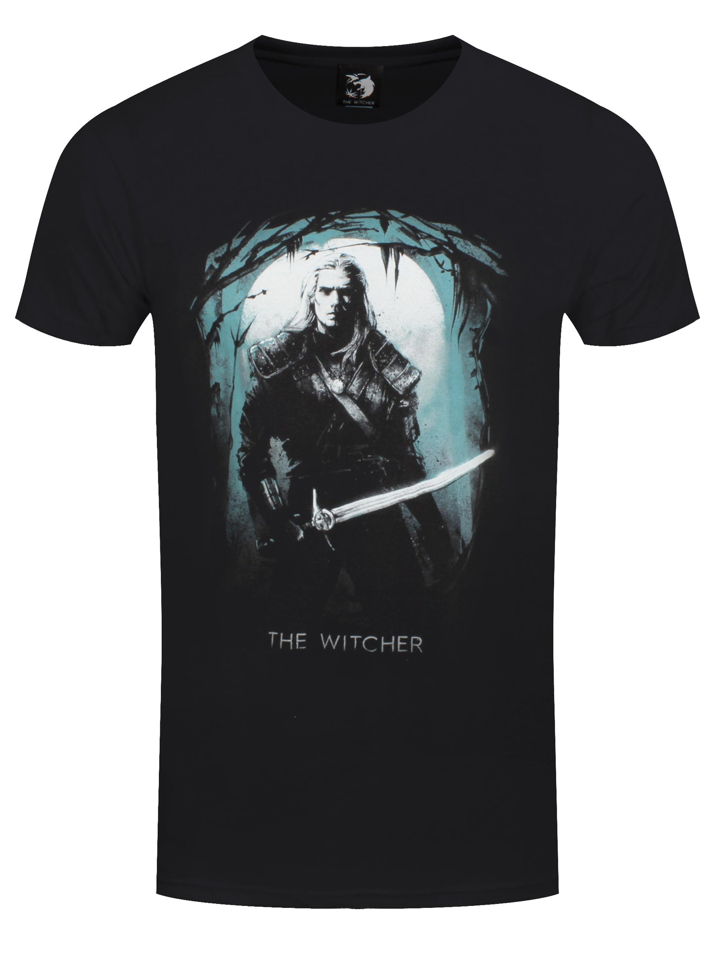 The Witcher Silhouette Men's Black T-Shirt