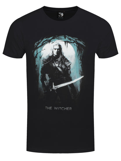 The Witcher Silhouette Men's Black T-Shirt