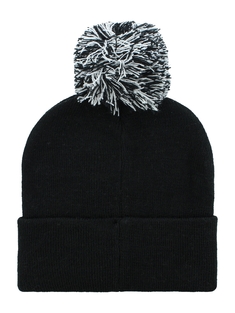 The Nightmare Before Christmas Jack Face Black Pom Beanie