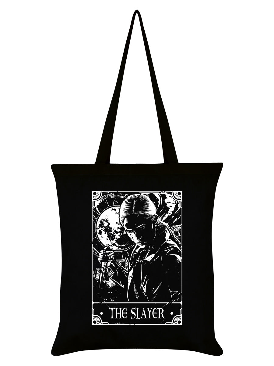 Deadly Tarot The Slayer Black Tote Bag