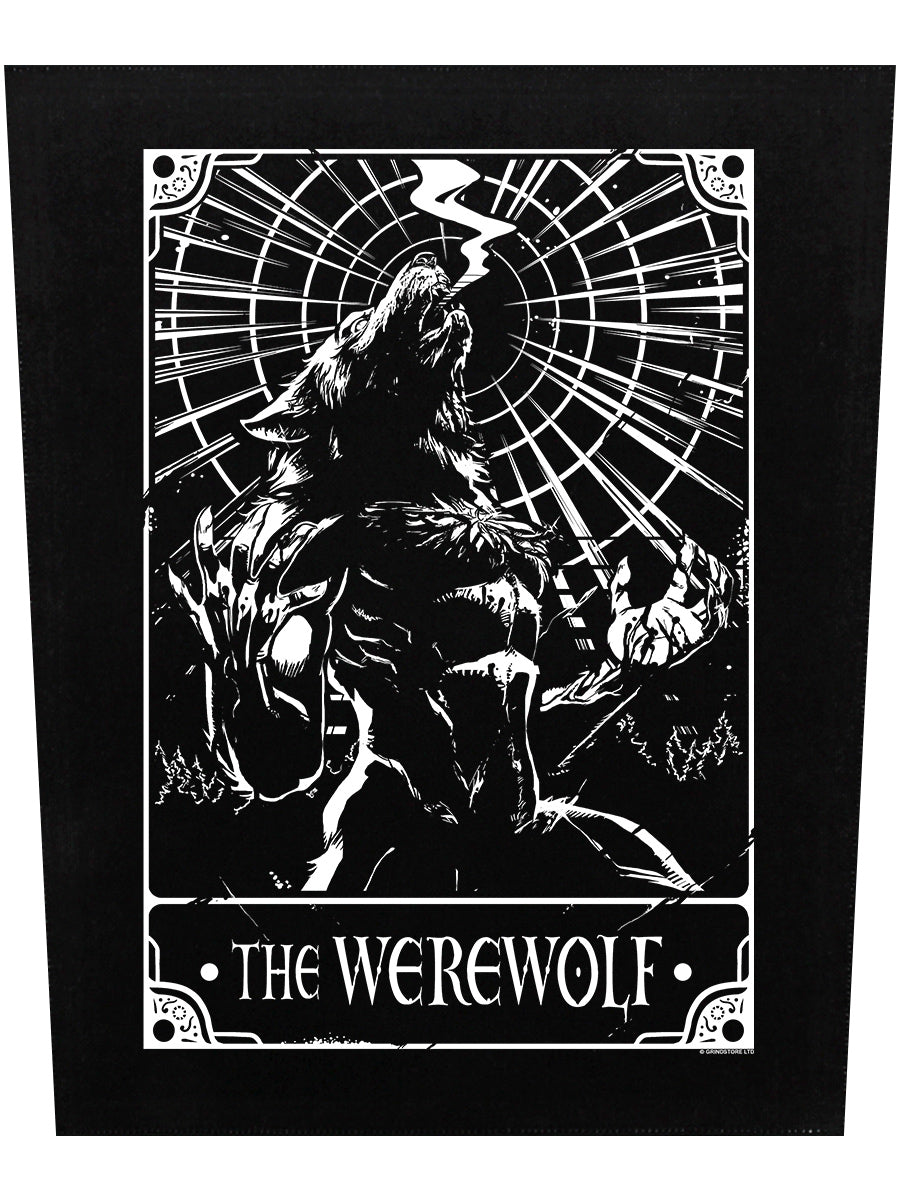 Deadly Tarot The Werewolf Backpatch