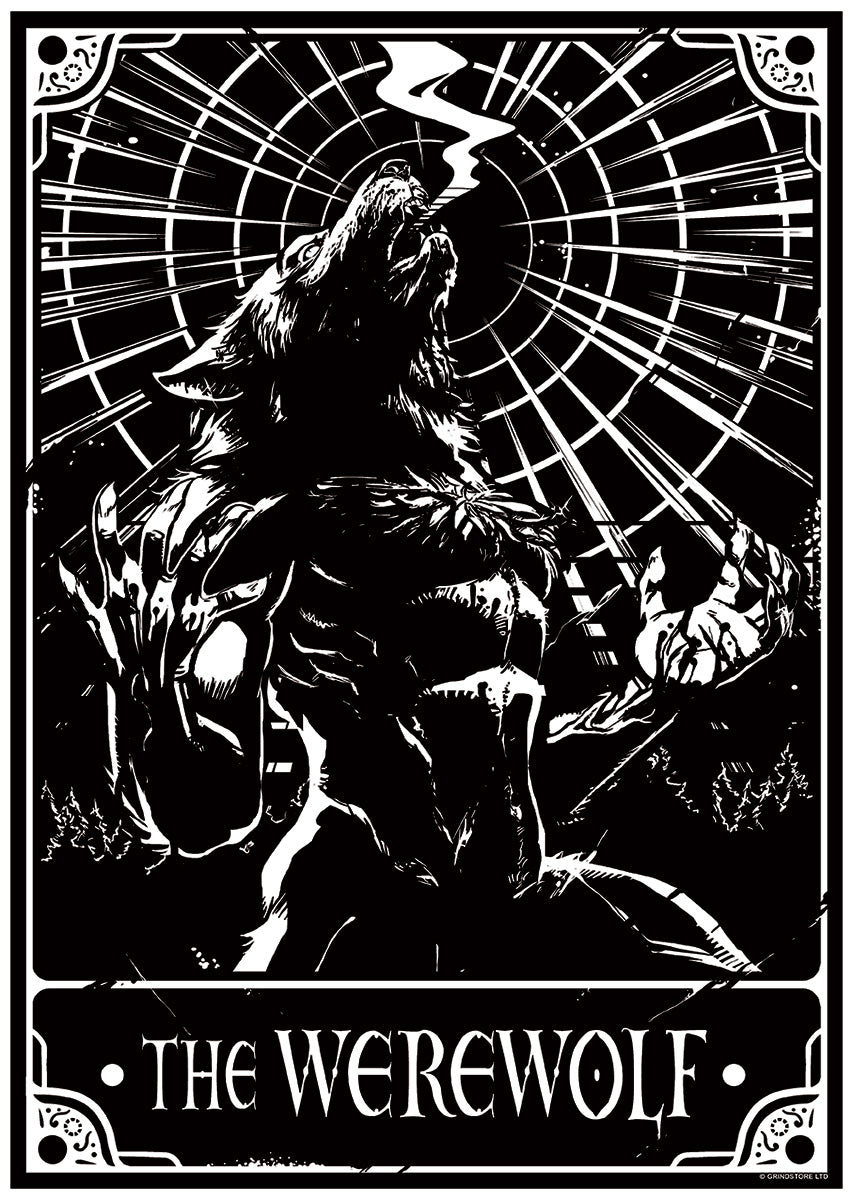 Deadly Tarot The Werewolf Mini Poster
