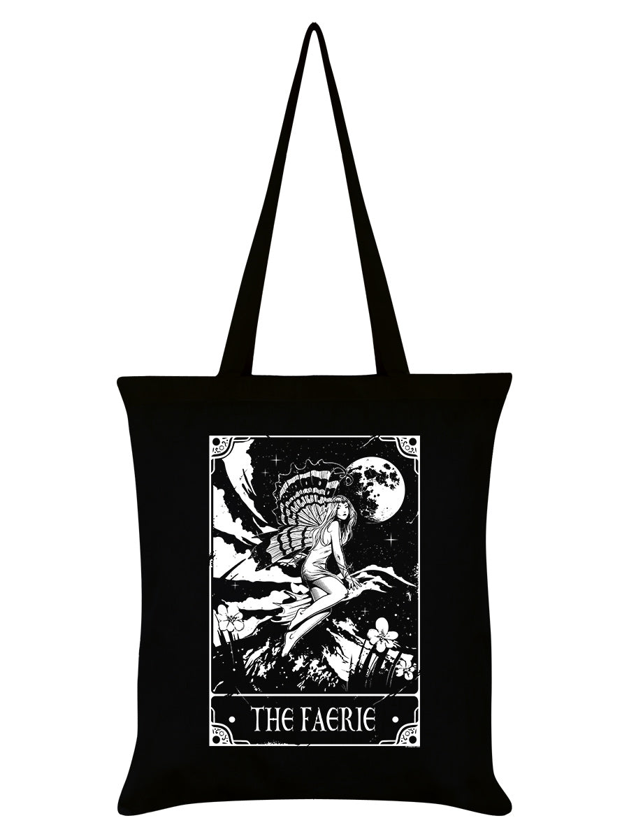 Deadly Tarot The Faerie Black Tote Bag