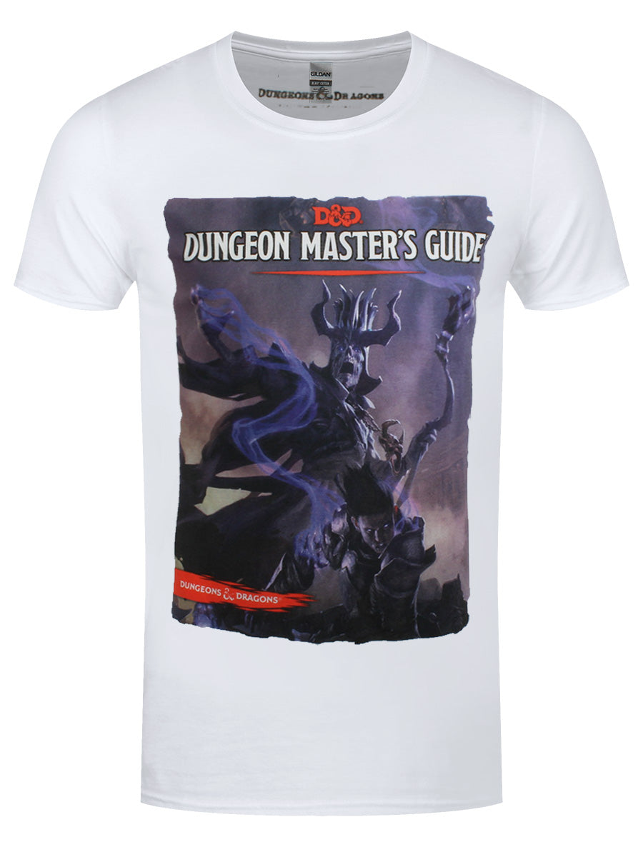 Dungeon And Dragons Master's Guide Cover Men's White T-Shirt