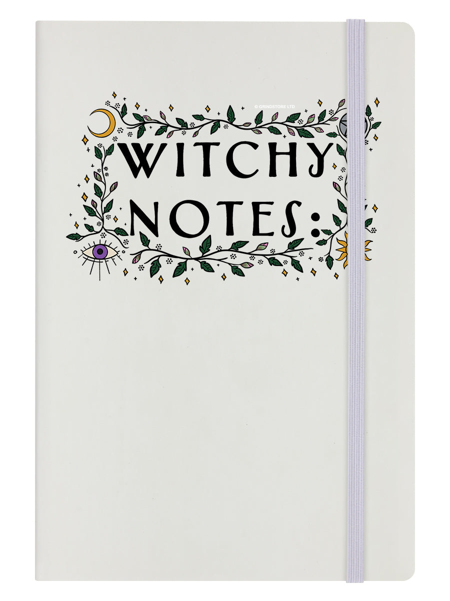 Witchy Notes Cream A5 Hard Cover Notebook