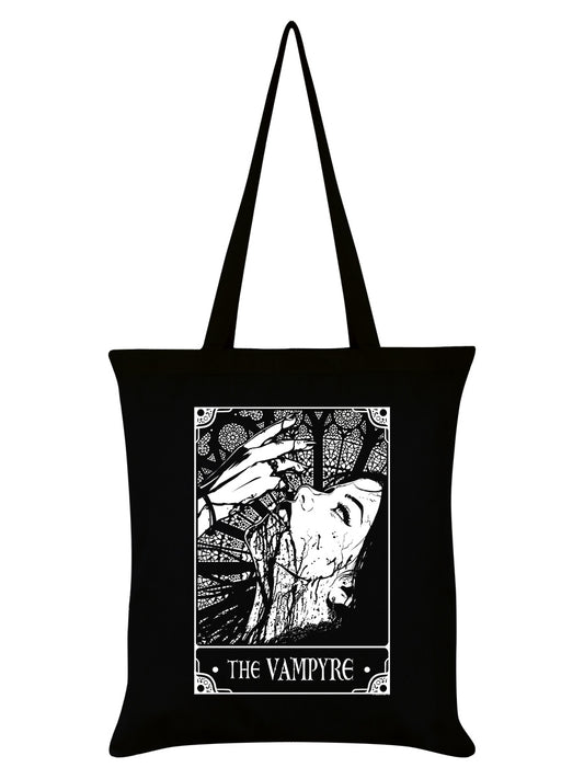 Deadly Tarot The Vampyre Black Tote Bag