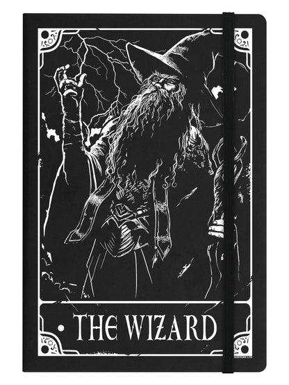 Deadly Tarot The Wizard Black A5 Hard Cover Notebook