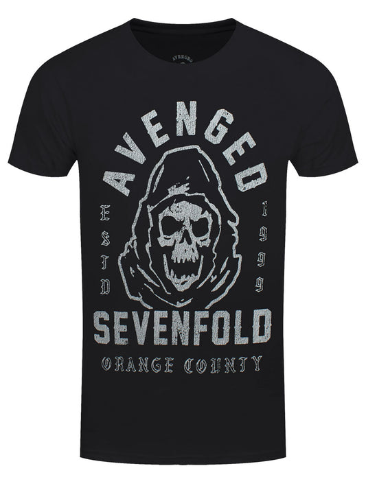 Avenged Sevenfold So Grim Orange County Men's Black T-Shirt