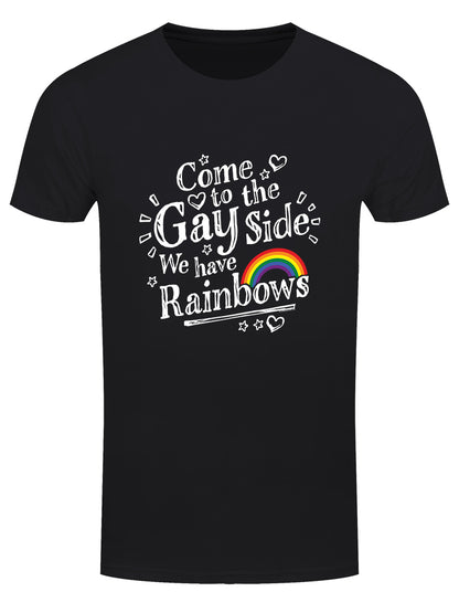 Come To The Gay Side Men's Black T-Shirt
