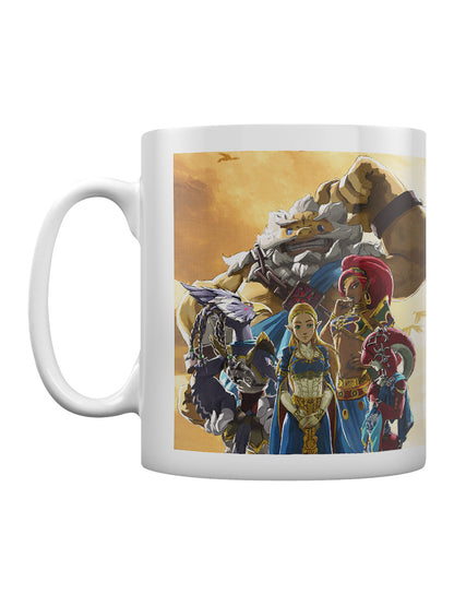 The Legend Of Zelda Breath Of The Wild Champions Sunset Coffee Mug