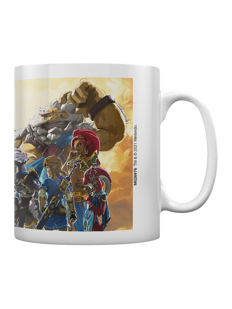 The Legend Of Zelda Breath Of The Wild Champions Sunset Coffee Mug