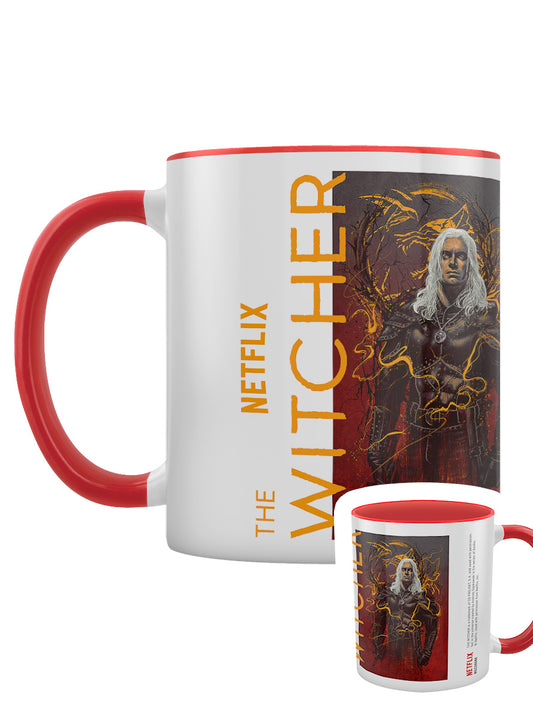 The Witcher (Geralt The Wolf) Red Coloured Inner Mug