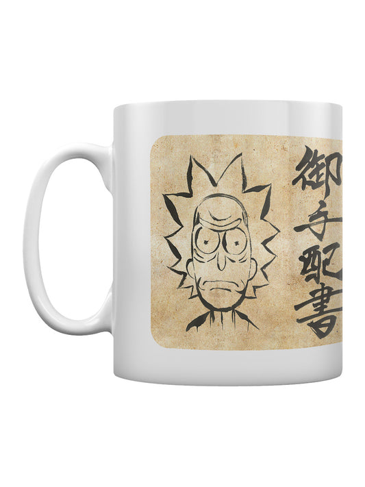 Rick and Morty (Wanted Scroll) Coffee Mug