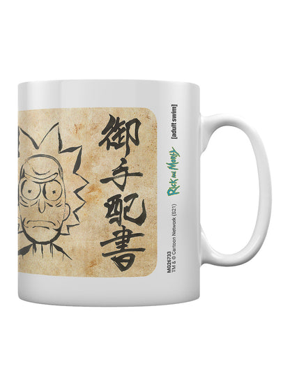 Rick and Morty (Wanted Scroll) Coffee Mug