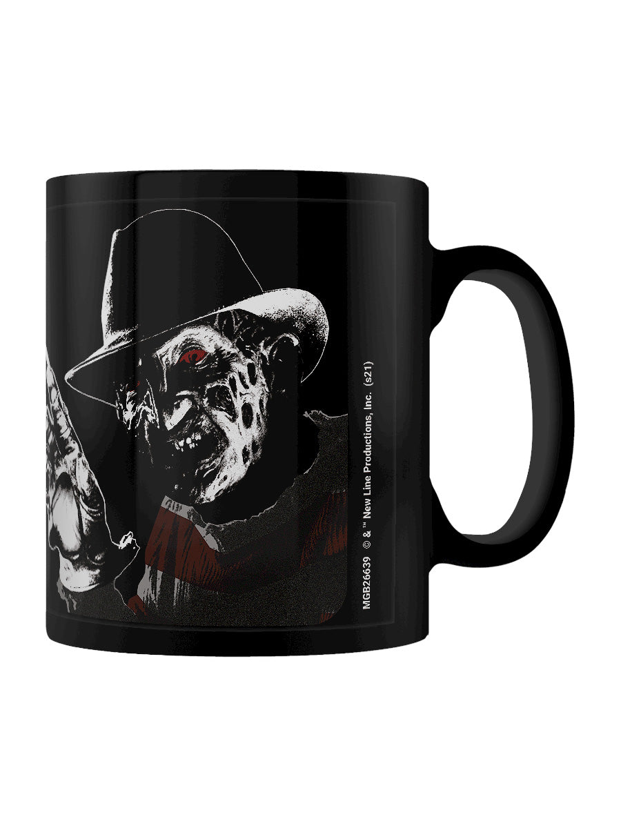 A Nightmare on Elm Street (Never Sleep Again) Black Coffee Mug