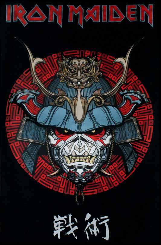 Iron Maiden Senjutsu Samurai Eddie Textile Flag