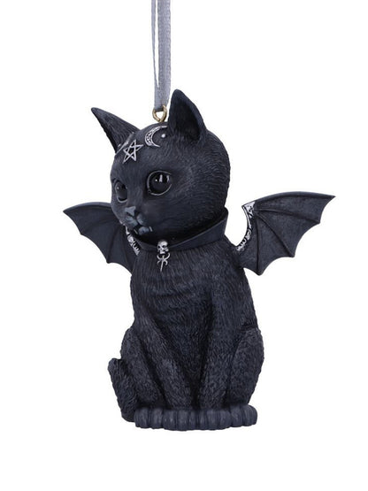 Malpuss Black Bat Cat Hanging Decorative Ornament